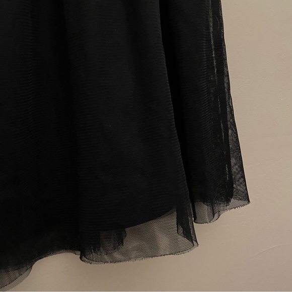 ✌️2/$10✌️ Maurices Black Mesh Tulle Circle Skirt w Glitter Waist Band – Size XL - Picture 10 of 12